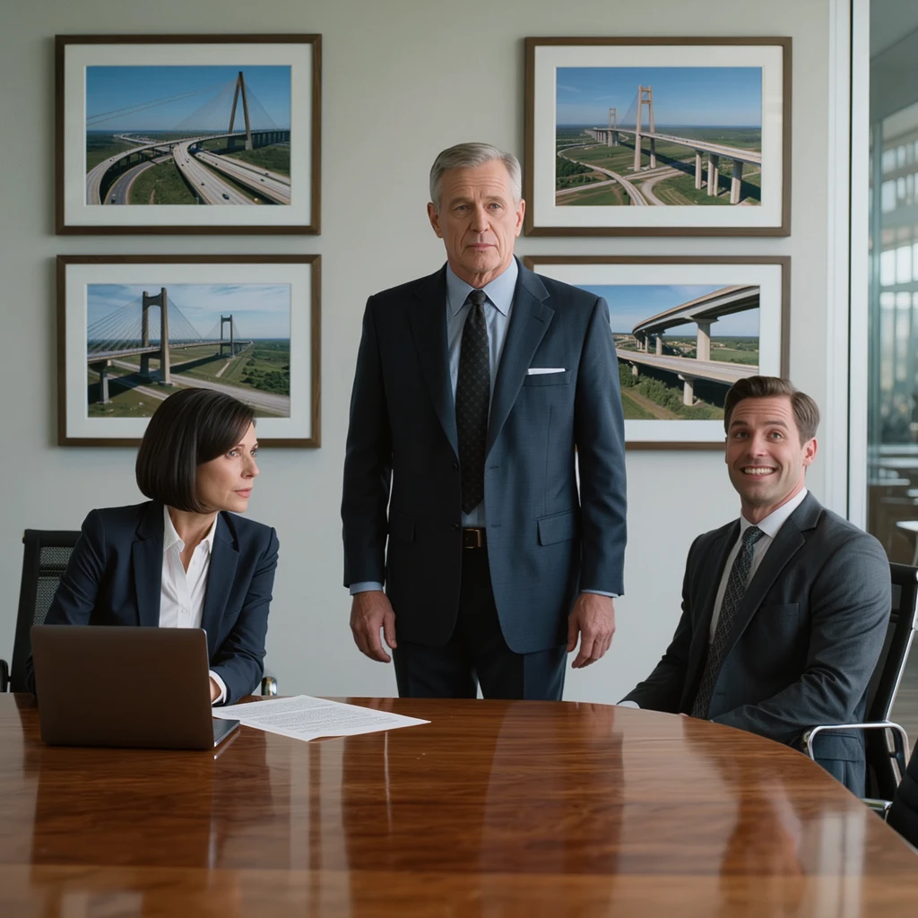 AFTER 22 YEARS OF HELPING BUILD THE COMPANY’S BRIDGES, THE YOUNG BOSS ...